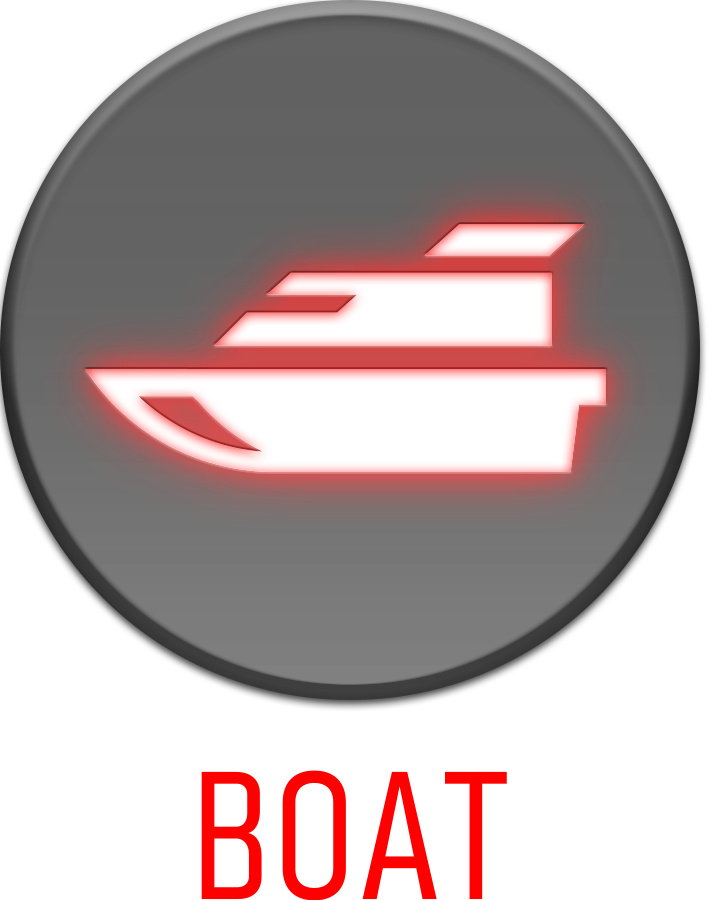 BOATボタン白